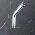 Bathroom Upgrade Chrome Hand Shower Connector Easy Install Shower Head Connector Stainless Steel Hassle-Free Setup