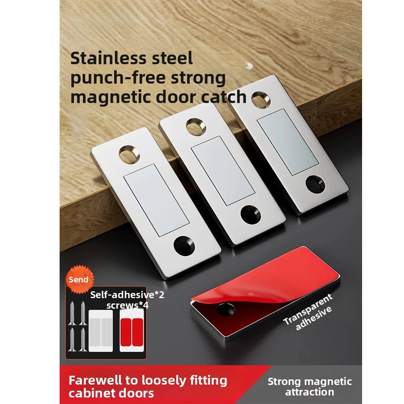 The Magnetic Sliding Door Wardrobe System Adopts A Self-aligning Magnetic Strip Mechanism, Featuring High Magnetic Adhesion