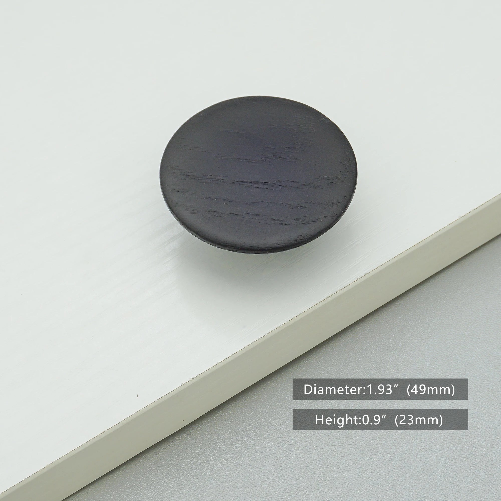 Solid Wood Cabinet Handles Modern Drawer Knobs Black Wardrobe Pulls Walnut Oak Cupboard Door Handle Furniture Hardware 320mm