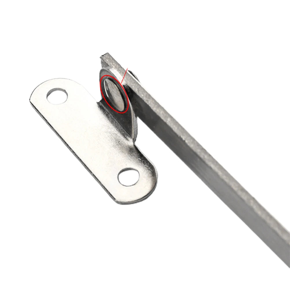 2pcs Folding Pull Rod Furniture Doors Close Lift Up Stay Support Hinge Stainless Steel Pull Rod Kitchen Hardware Accessories