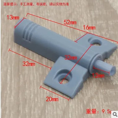 10PCS  Gray White Kitchen Cabinet Door Stop Drawer Soft Quiet Close Closer Damper Buffers For Furniture Hardware