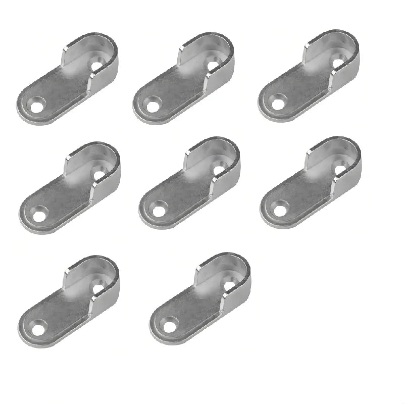 2/4/8PCS Wardrobe Clothes Tube Support Closet Rod Pole End Bracket Thickening Holder Cupboard Hardware Furniture Accessories 16#