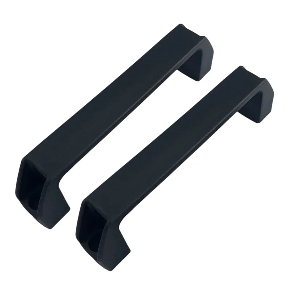 2PCS Cabinet Pulls Handles Furniture Handles Drawer Knob Black Plastic Industrial Cabinet Handles Wardrobe Knobs Hardware