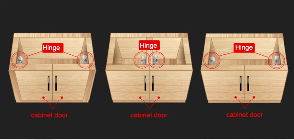 2-20Pcs Stainless Steel Cabinet Door Hinges Hydraulic Damper Buffer Soft Close Quiet Wardrobe Door Concealed Hinges with Screws