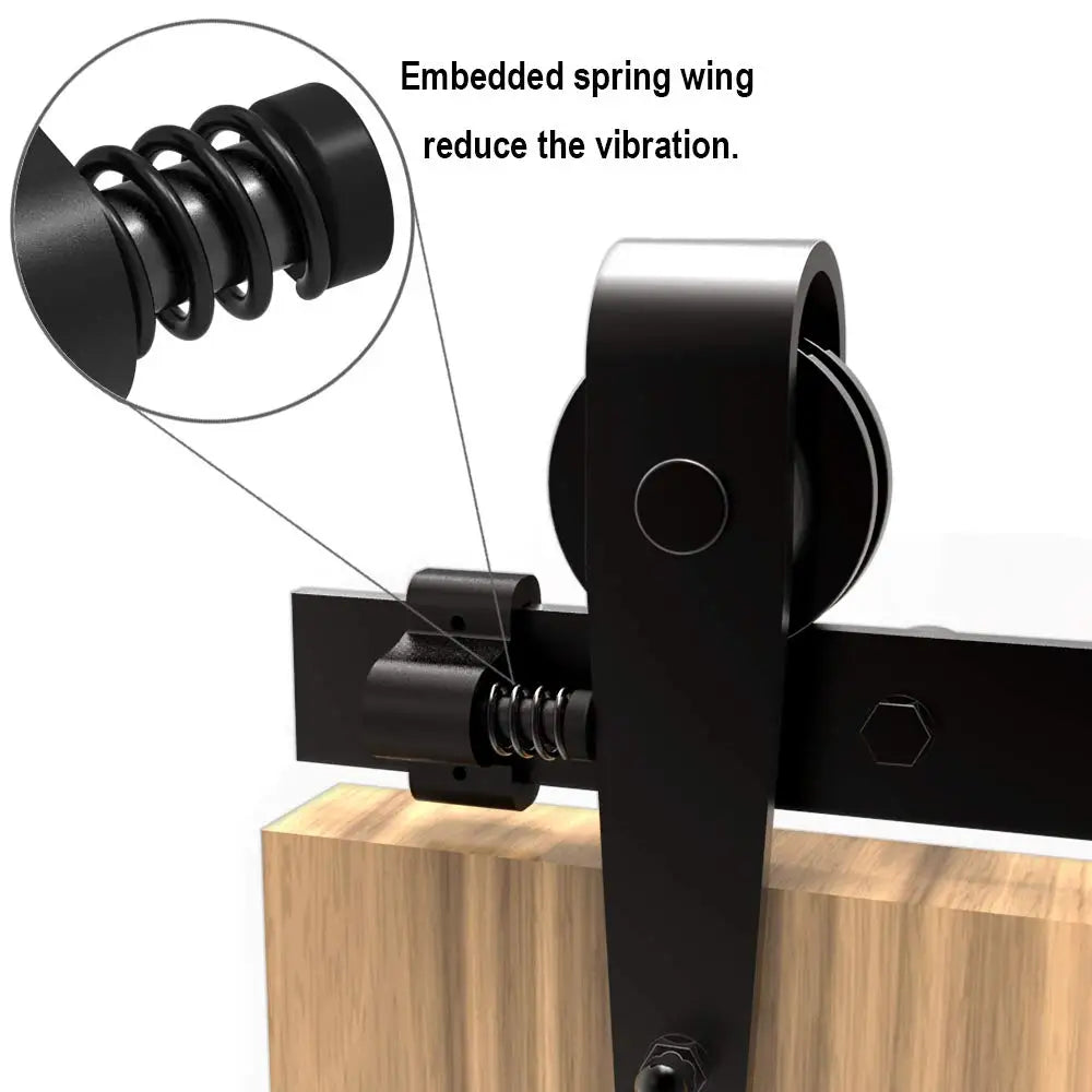 Sliding Barn Door Stopper for 40mm Width Flat Track Adjustable Door Stoppers Replacement Part Rail Track Hardware Accessories