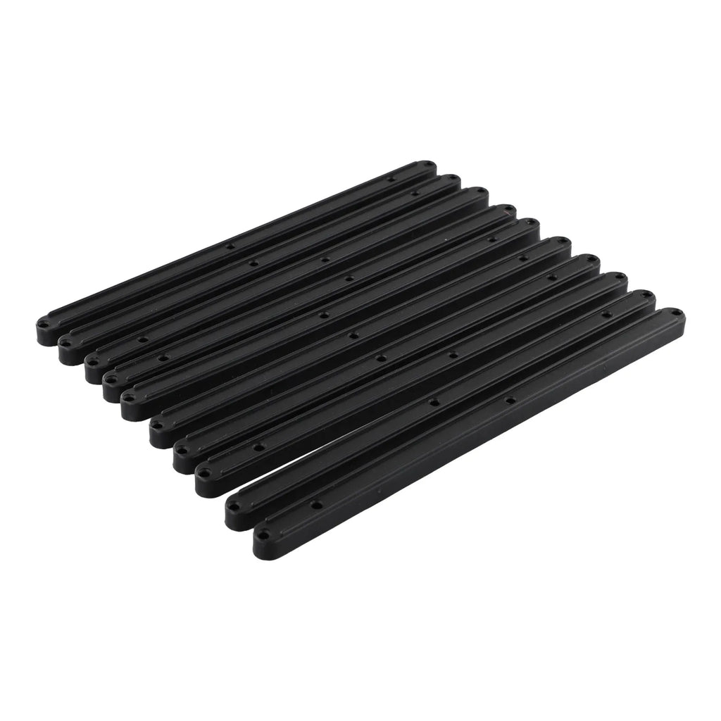 10 Pieces Plastic Drawer Slides Replacement Draw Runners 180 235 298mm Suitable for Drawers and Cabinet Grooves