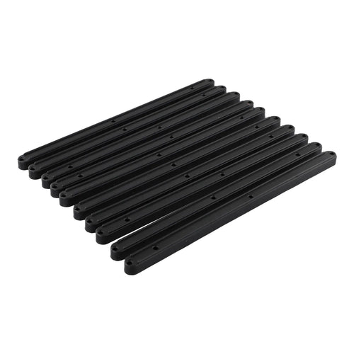 10 Pieces Plastic Drawer Slides Replacement Draw Runners 180 235 298mm Suitable for Drawers and Cabinet Grooves