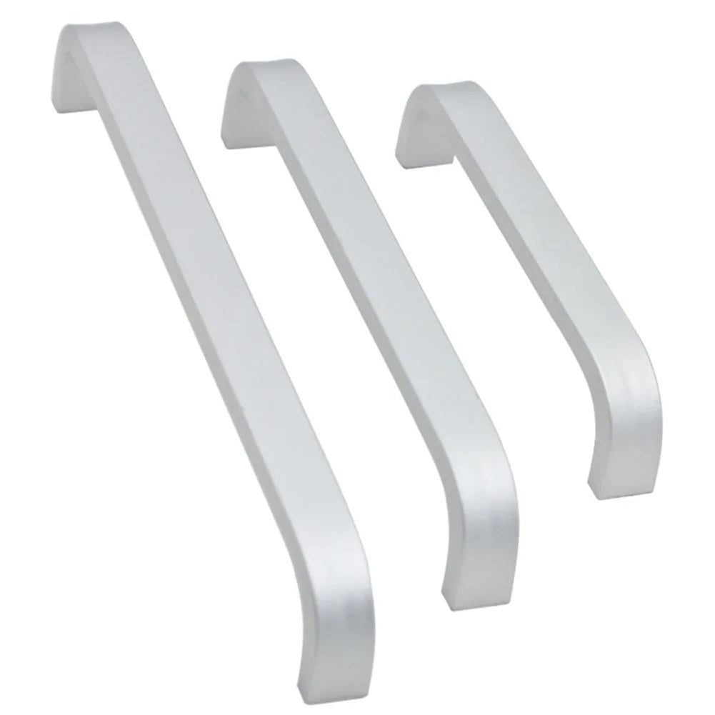 Cabinet Handles Kitchen Door Handles Drawer Knobs Space Aluminum Wardrobe Door Handles Brushed Modern Style Hardware