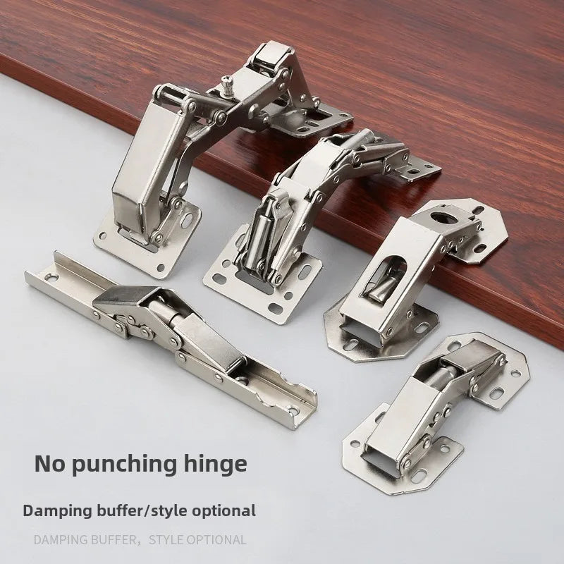 NORMAL Cabinet Hinge 90/150/170 Degree No-Drilling Hole Cupboard Door Hydraulic Hinges Soft Close With Screws Furniture Hardware