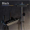 Bathroom Smart Shower System Set Bathtub Rainfall Digital Display Temperature Mixer Rain Shower Faucet Sets with Atmosphere Lamp