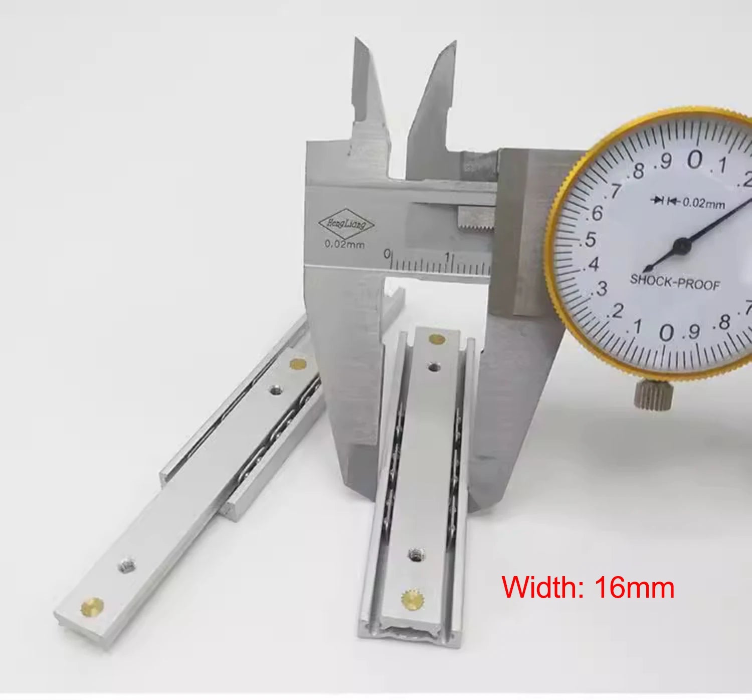 Aluminum alloy slide rail small drawer rail jewelry box electronic and electrical micro slide rail length: 60~350mm