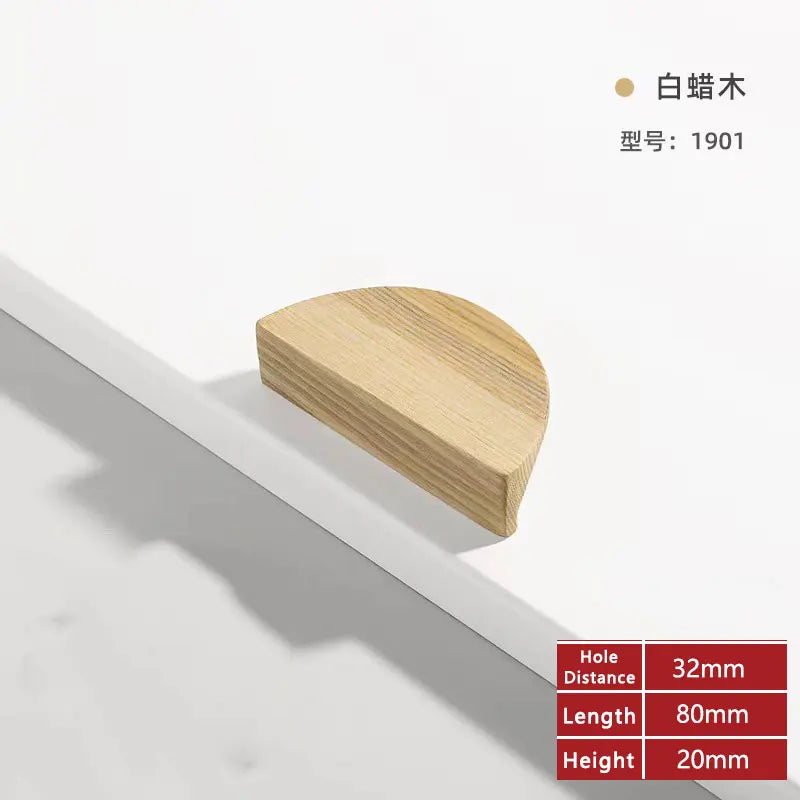 Wooden Cabinet Handles for Furniture Drawer Knobs Kitchen Cupboard Handles Wardrobe Door Knob and Handle Furniture Hardware