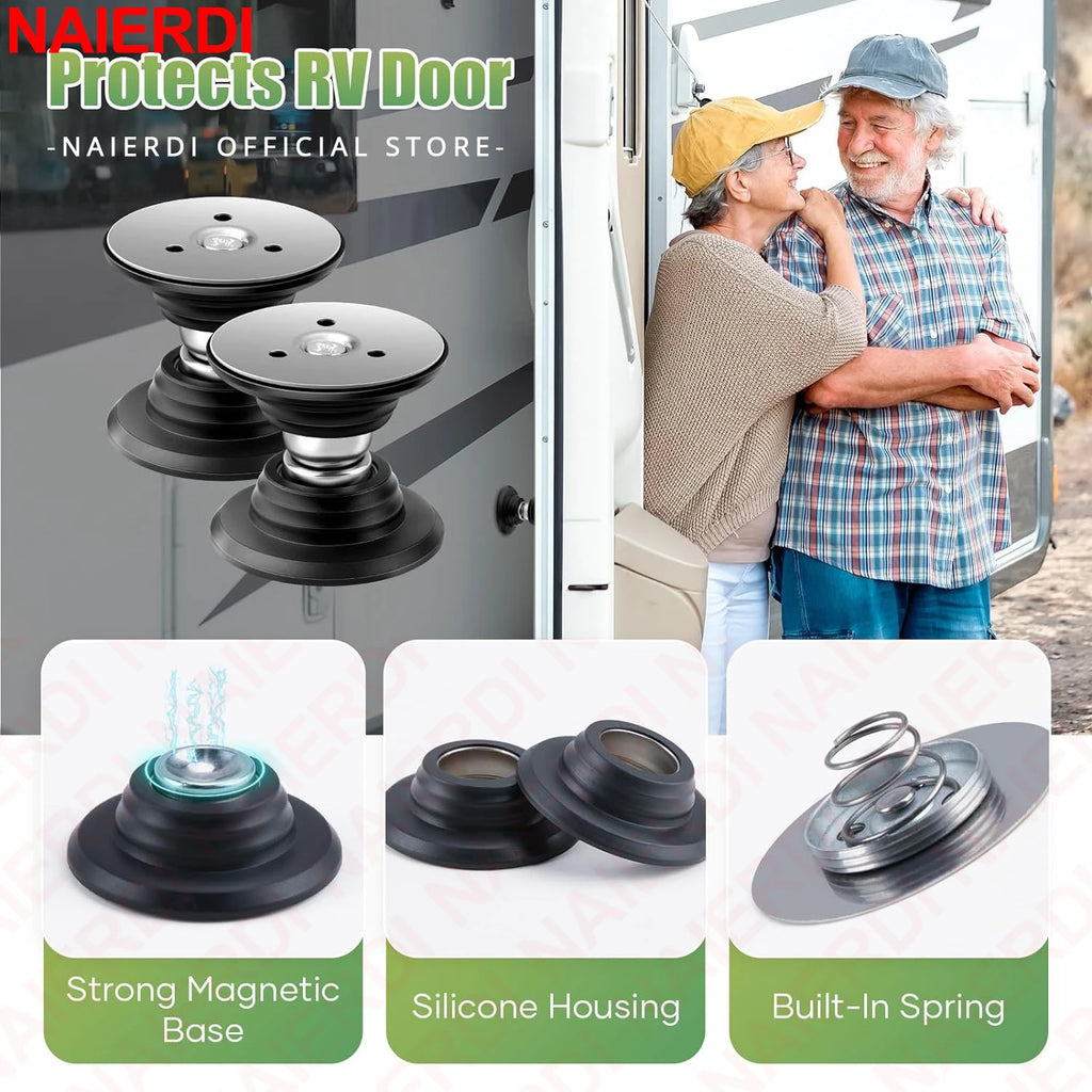 Magnetic Door Catch Stopper Kitchen Door Retainer RV Door Stop Catch Latch for RV Caravan Camper Motorhome Boat Door Holder