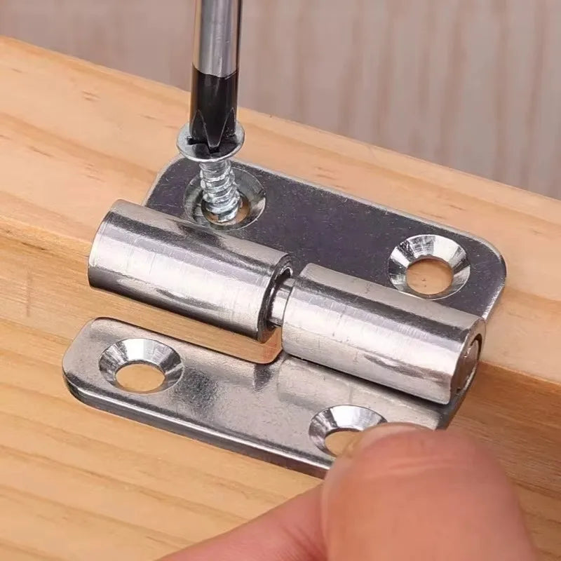 Stainless Steel Hinges Door Connector Universal Furniture Drawer Cabinet Fitting Hinge Detachable Furniture Hardware Accessories