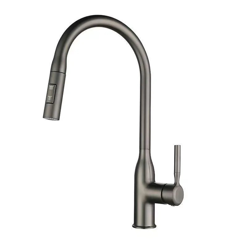 STARON Kitchen Sink Faucet Spring Faucets Pull Out Spout Mixer Tap Hot Cold Water with Pull Down Tap Sprayer Cooking