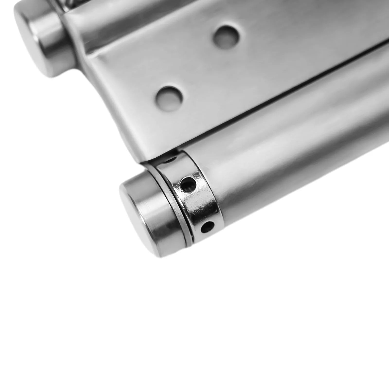Double Spring Hinge Two-Way Free Door Hinge Stainless Steel  Automatic Door Closing Garage Door Hinges Fence Dedicated Hardware