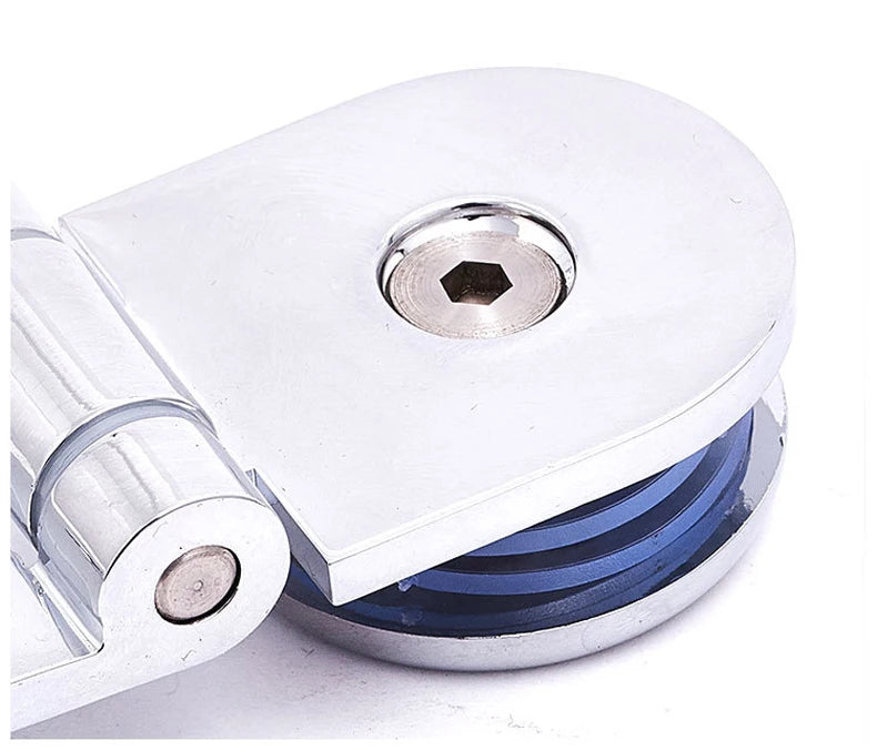 Glass Holder Thickened Glass Door Hinge Double Hinge Cabinet Bathroom Glass Clip Wine Cabinet Glass Window Hinge