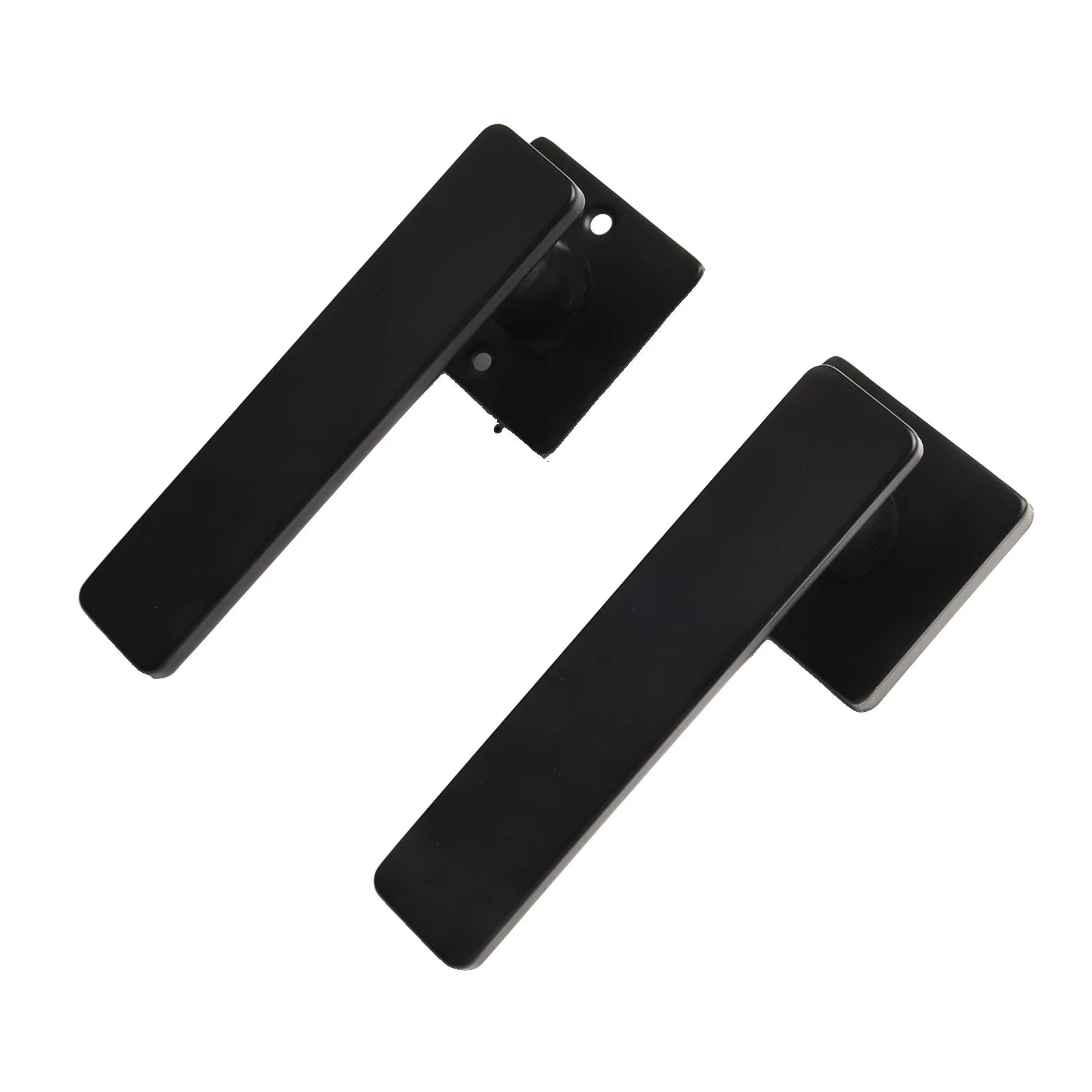 For Bedroom Interior Door Handle Lock Black Door Lock Reliable Security Versatile Application For Living Room Doors