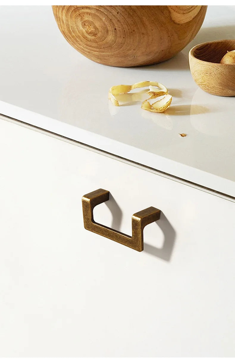 Modern minimalist cabinet doors, square pair handles, Nordic wine cabinets, shoe cabinets, wardrobe doors, antique handles, draw
