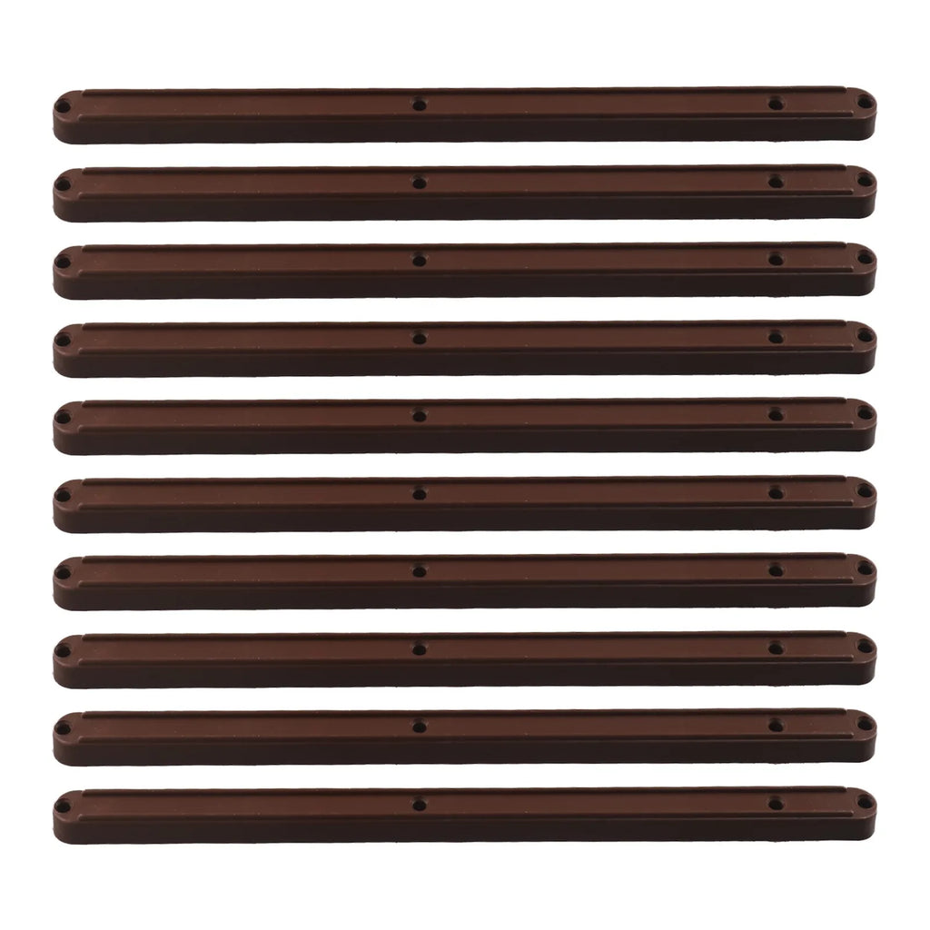 10 Pieces Plastic Drawer Slides Replacement Draw Runners 180 235 298mm Suitable for Drawers and Cabinet Grooves
