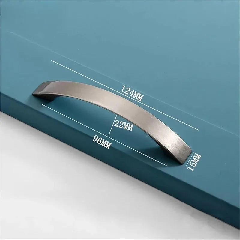 4PCS Cabinet Handles Knobs Aluminum Alloy Door Kitchen Knobs Cabinet Pulls Drawer Furniture Handle Hardware