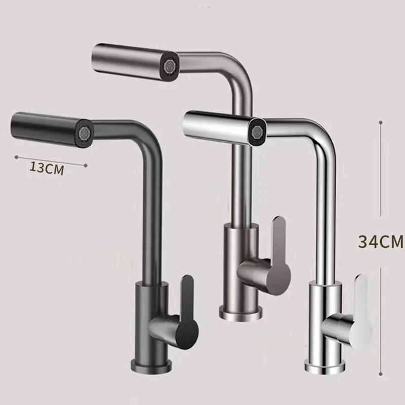 Kitchen Faucets Brass Sink Faucet Pull Out Kitchen Sink Water Tap Deck Mounted Mixer Stream Sprayer Head Hot Cold Taps