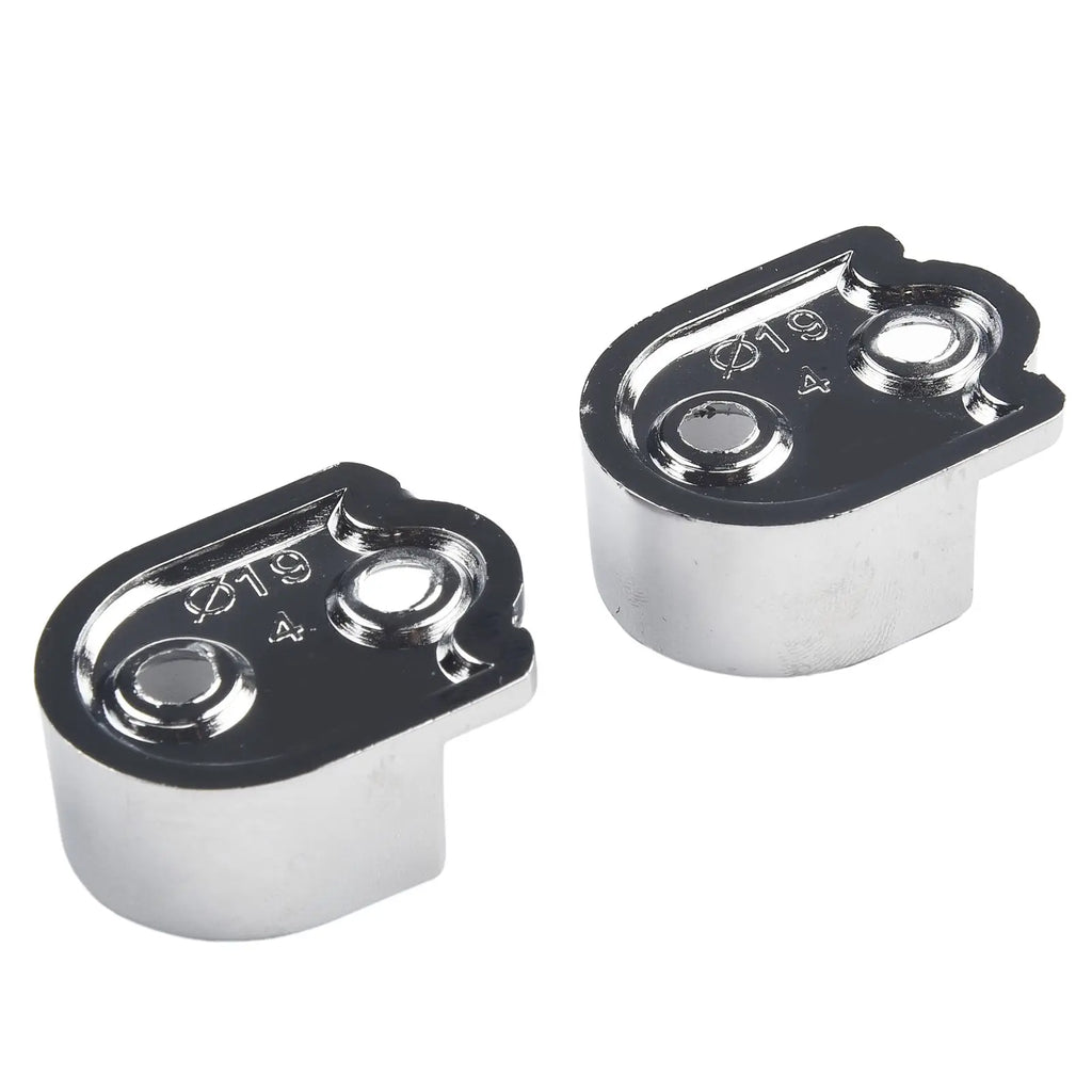 Wardrobe Rail Hanger Rod Socket Support Tube Round End Bracket Holder Heavy Duty U Shaped Rod Socket Home Hardware Accessories