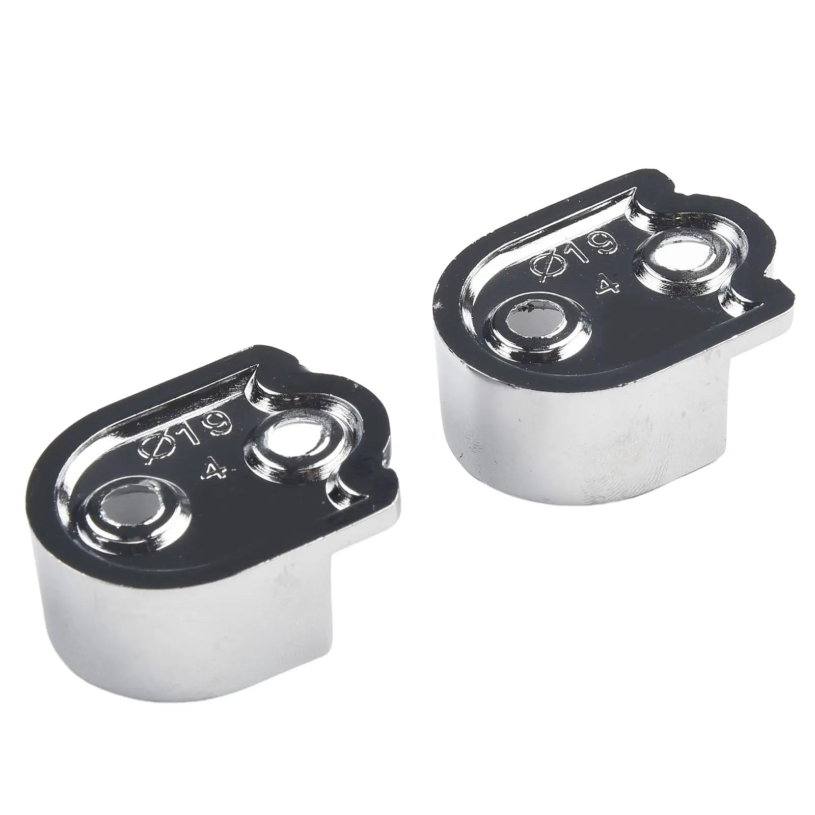 Wardrobe Rail Hanger Rod Socket Support Tube Round End Bracket Holder Heavy Duty U Shaped Rod Socket Home Hardware Accessories