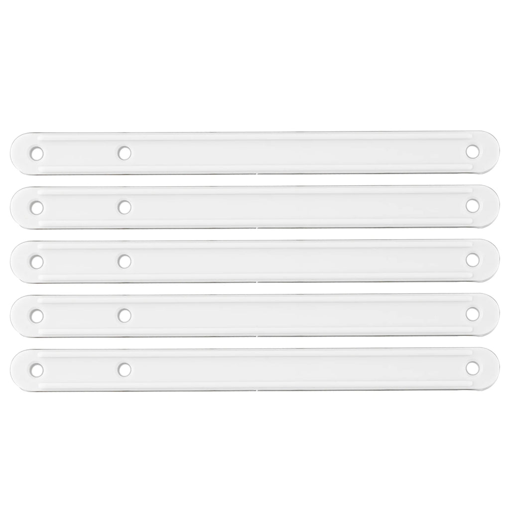 10 Pieces Plastic Drawer Slides Replacement Draw Runners 180 235 298mm Suitable for Drawers and Cabinet Grooves