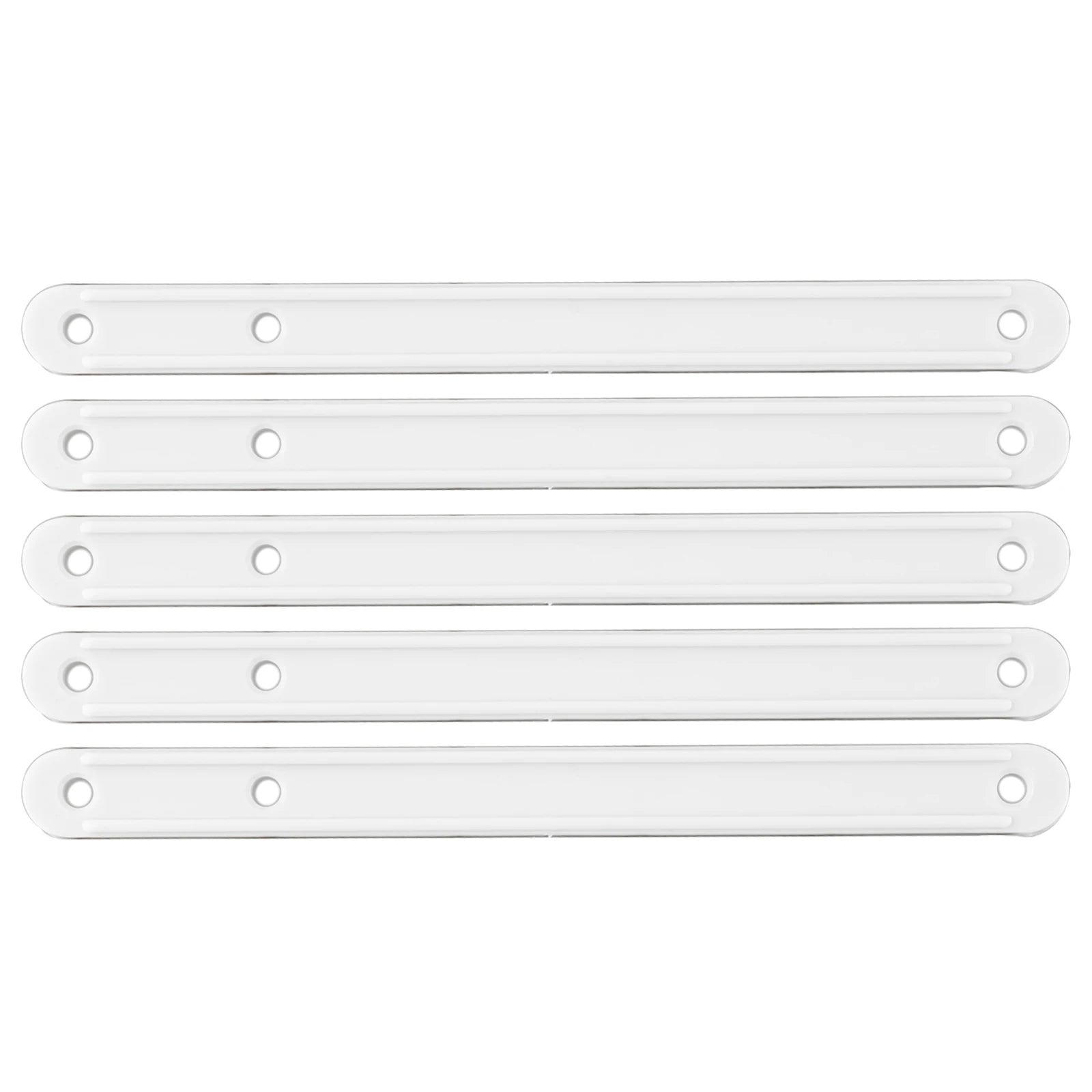 10 Pieces Plastic Drawer Slides Replacement Draw Runners 180 235 298mm Suitable for Drawers and Cabinet Grooves
