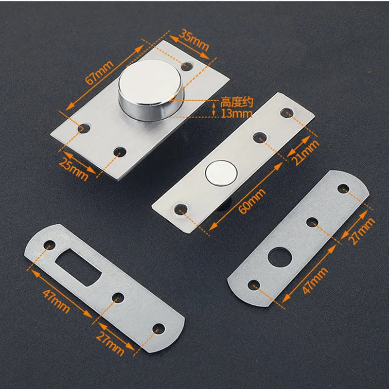 Stainless Steel Pivot Door Hinge Heavy Duty for Wood Shaft Murphy Hinge Up and Down Doors Rotating Hinges Location Shaft Hinge
