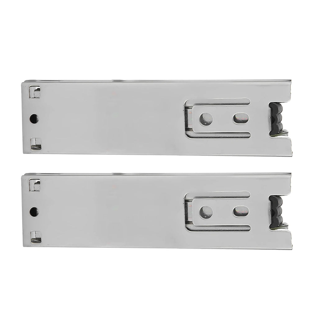2pcs 5in Mini Short Drawer Slides Furniture Guide Rail Full Extension Kitchen Cupboard Drawer Hardware 35mm Width