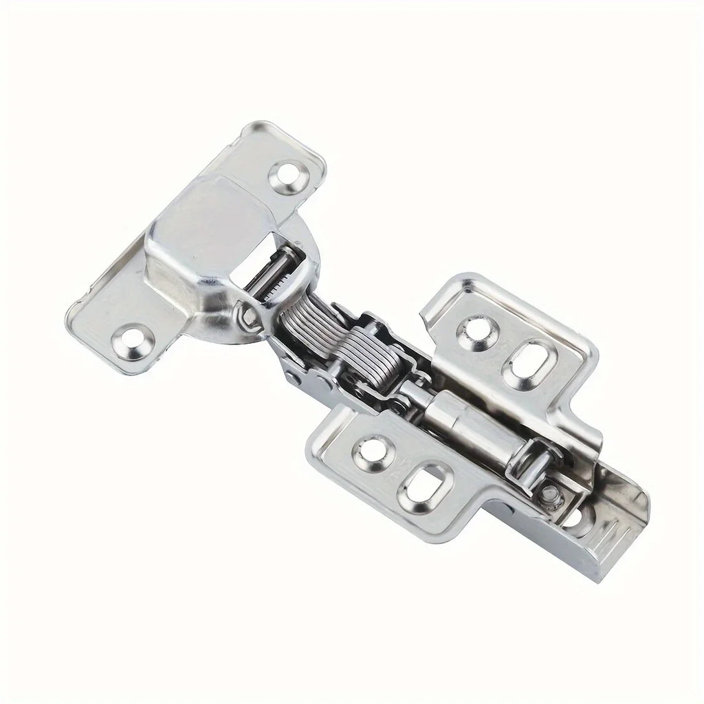 2/20Pcs Cabinet Hinges with Screws Steel Hinges For Furniture Full Overlay Mute Cabinet Door Cupboard Hinges Furniture Fitting