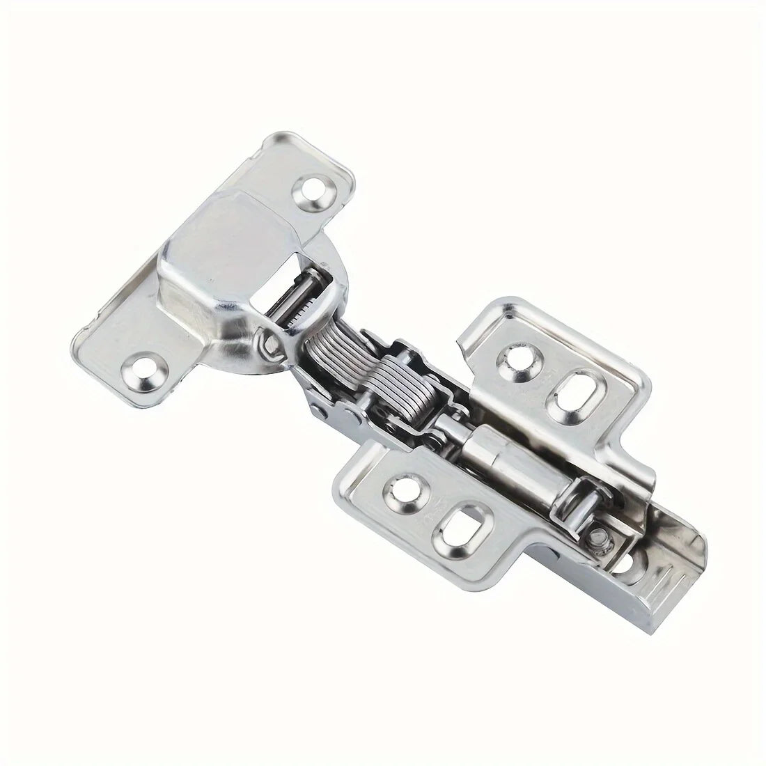2/20Pcs Cabinet Hinges with Screws Steel Hinges For Furniture Full Overlay Mute Cabinet Door Cupboard Hinges Furniture Fitting