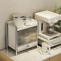 Rust-Proof Pull-Out Cup Rack - Space-Saving Organizer for Kitchen, Bathroom & Vanity. Multi-Functional Home Storage.