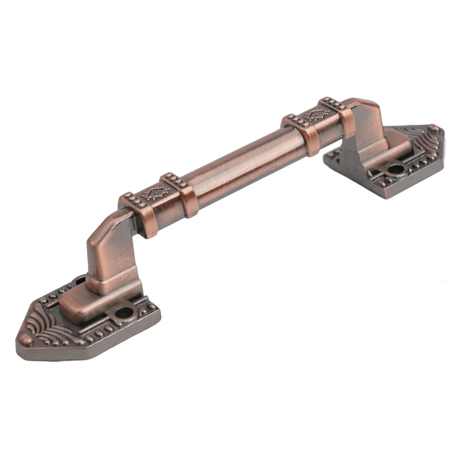European Antique Exposed Aluminum Alloy Door Handle Push-Pull Door Handle Furniture Wood Barn Door Handle Drawer Flush Handles