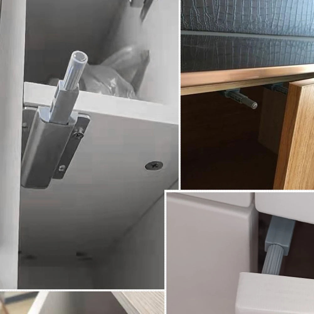 10 Pcs Hardware Soft Close Damper Touch Damper Buffer Soft-Close Cabinet Door Damper Soft Quiet Close Closer for Cabinet Doors