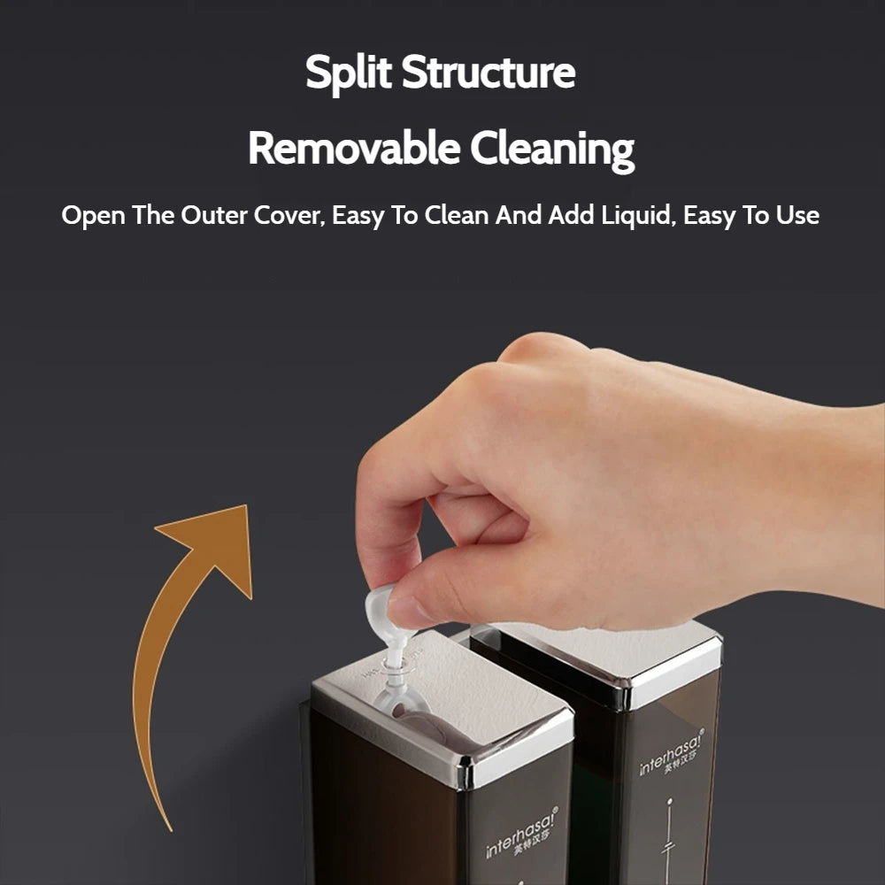 Bathroom Chrome Single/Double Soap Dispenser Wall Shower Bath Shampoo Gel Dispenser Bathroom Accessories Liquid Soap Container