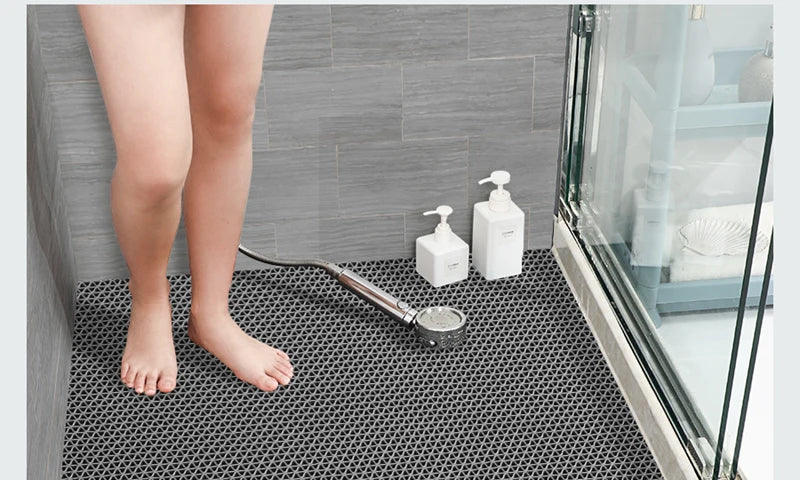 Bathroom Mat Anti Slip  Atmospheric Bathroom Anti-slip Mat Hotel Home Shower Room Bathtub Toilet Bathroom Accessories Set