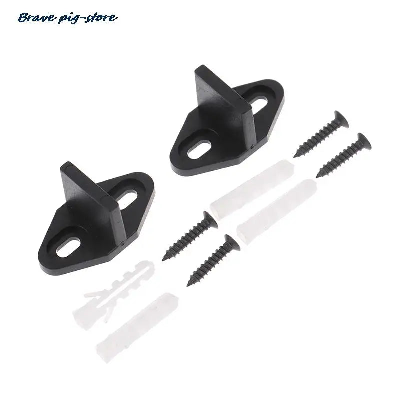 NEW 2sets Sliding Door Floor Guides Closet Door Guide Mounted Bottom Track Guide