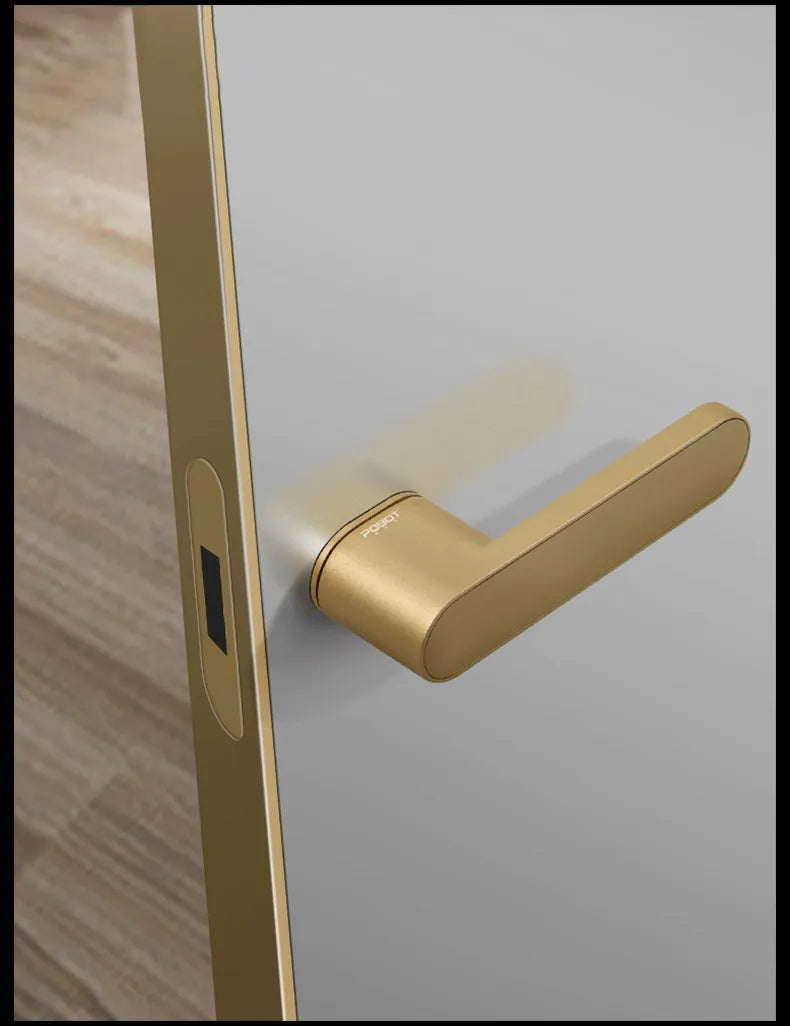 2023 New Ecological Door Lock Indoor Magnetic Suction Silent Minimalist Door Lock Bedroom Door Lock Modern Simple Door Handle
