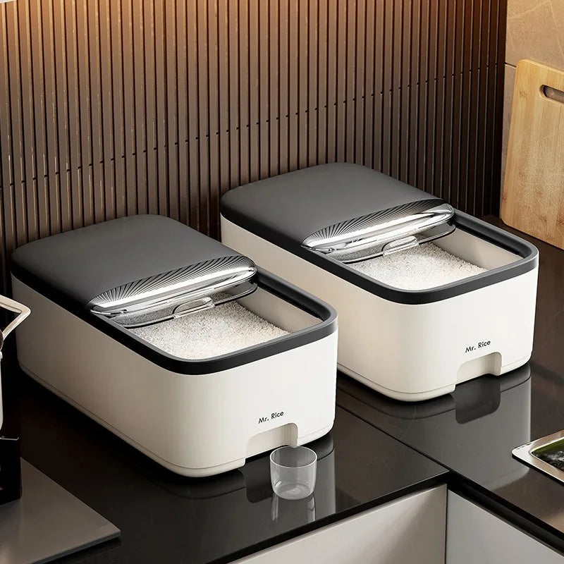 Rice Storage Containers Can Keep Rice Fresh Prevent Moisture and Pests and Are Suitable for Kitchen Storage