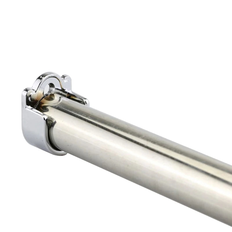 Aluminum Flange Seat Wardrobe Hanger Rod Tube Hook Fixed Support Bracket Seat Fixing Hardware Accessories Curtain Rod