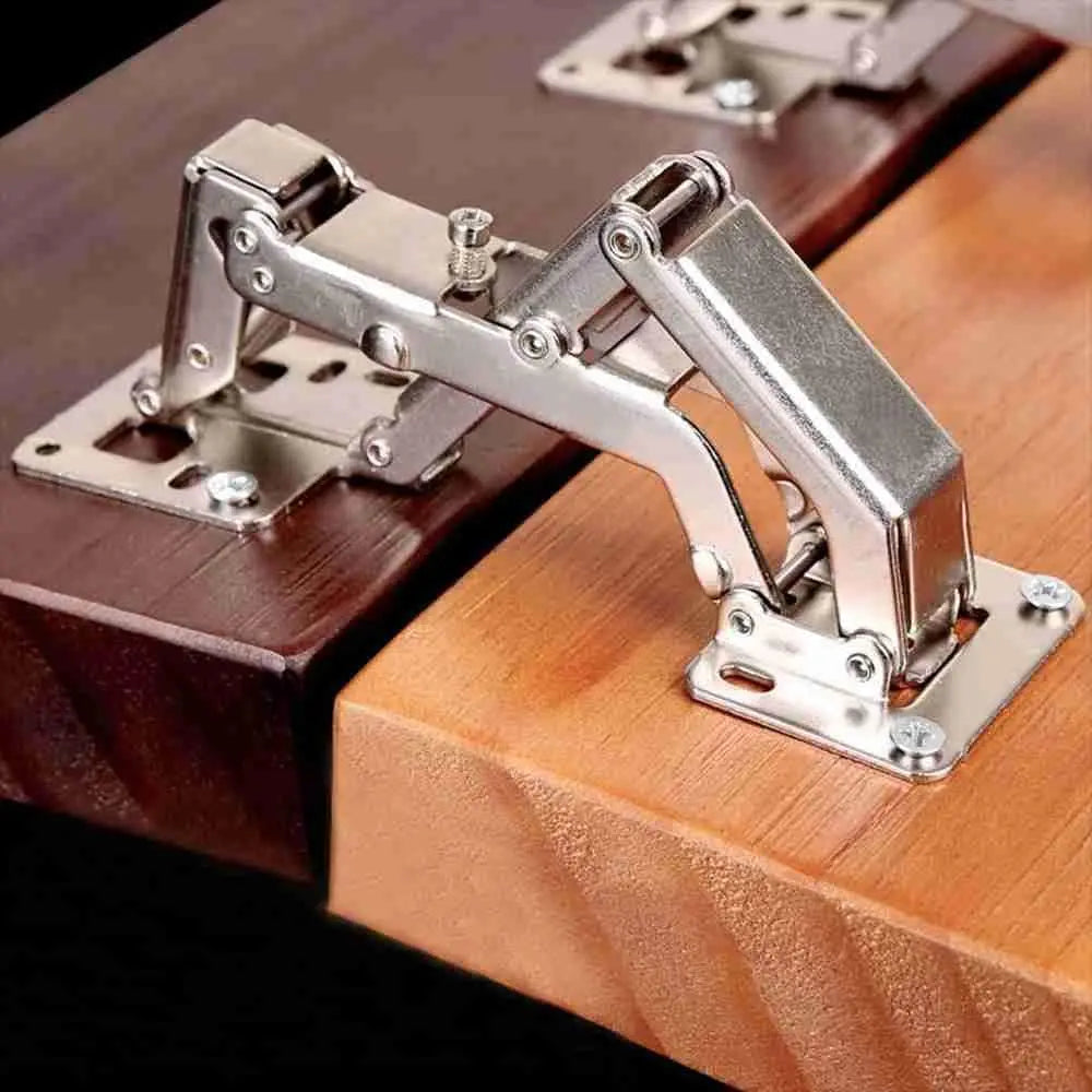 170° Frameless Soft Close Cabinet Hinges with Screws Heavy Duty Damping Buffer Closing Corner Cabinet Wardrobe Furniture Hinge
