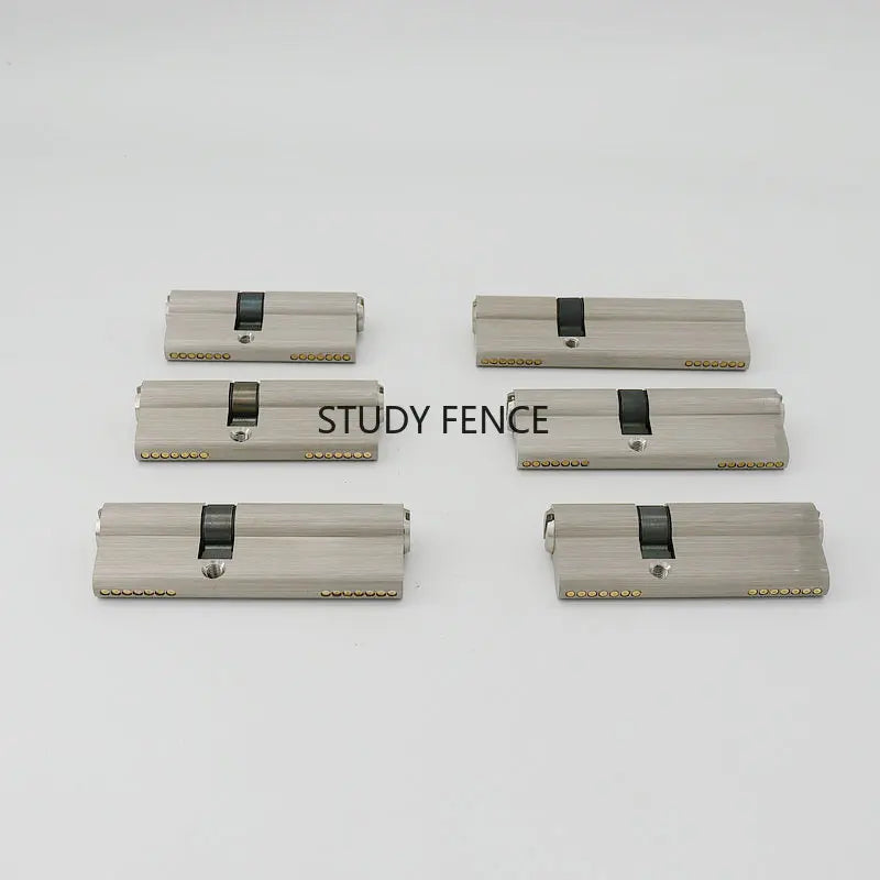 Indoor Lock Cylinder Bedroom Door Lock Core Metal Double Opening Eccentric Key Lock 65mm/70mm/80mm/85mm/90mm/100mm Hardware