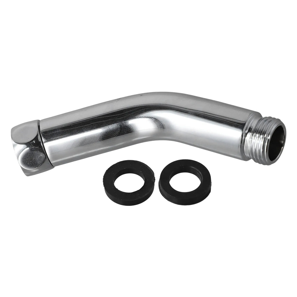 Bathroom Upgrade Chrome Hand Shower Connector Easy Install Shower Head Connector Stainless Steel Hassle-Free Setup