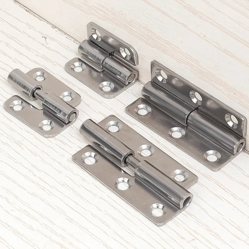 Stainless Steel Hinges Door Connector Universal Furniture Drawer Cabinet Fitting Hinge Detachable Furniture Hardware Accessories