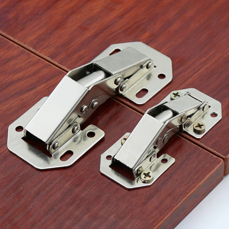 170 Degree Furniture Cabinet Door Hydraulic Hinge with Screws Soft and Slow Close Thick Door Panels Door Wardrobe Hinge Hardware