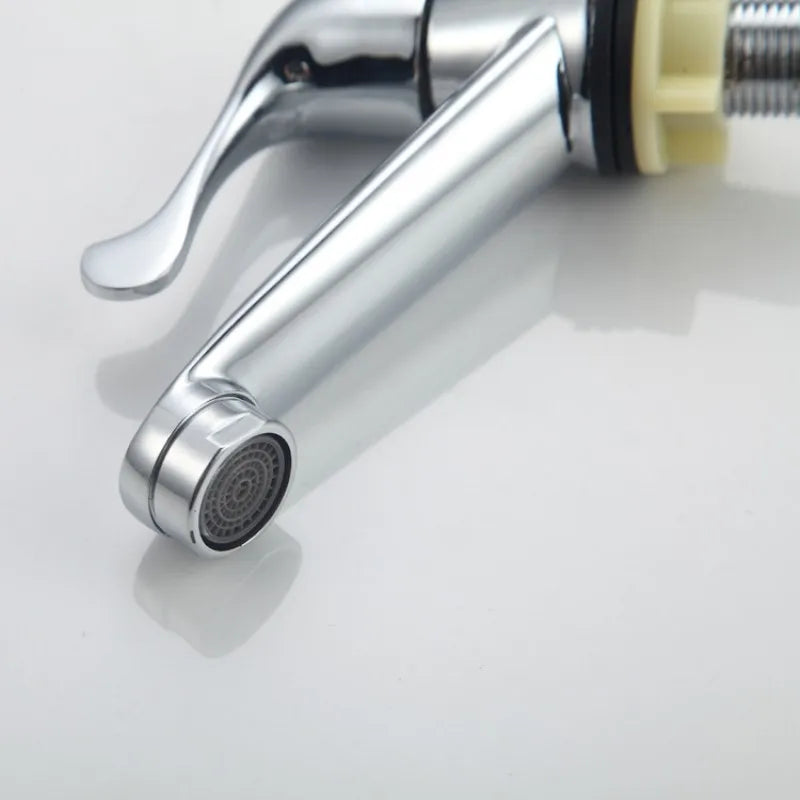 Bathroom Single Cold Water Tap Basin Sink Faucet Mixer Home Kitchen Basin Quick Opening Tap Bathroom Accessories