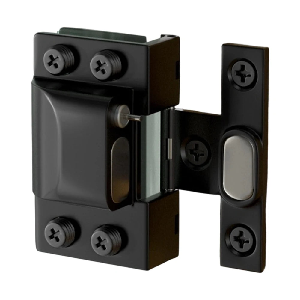 Stainless Steel Hydraulic Hinge For Glass Doors, U-Clip Design, Easy No-Punch Installation Door Clip Folding Hardware